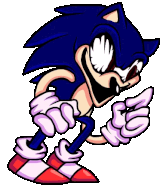 A scrapped design for You Can't Run Xeno’s Faker form.