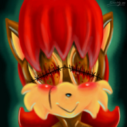 Original portrait of Sally.EXE made a few weeks after the release of the pasta.