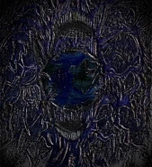 An artwork depicting Grim arriving to earth