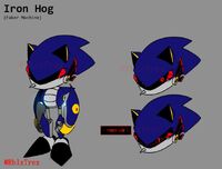 Iron Hog (Hoggified Metal Sonic)
