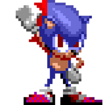 Pixilart - faker sonic new by blue-blue