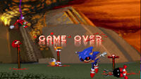 The ending screen of the original game.