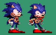 Satanos' sprites in SONIC 1 copy with him.