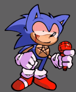 Psycho Sonic idle for FNF: EXEcutable Mania.