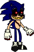 The very first drawing of Sonic.dat before he was even given a name.