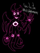 Plush’s true form/entity possessing her, Velata.
