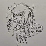 Hand drawn picture by Farundia for a mutual friend