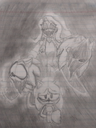 Sketch of Re-Run Sonic and RE-RUN.