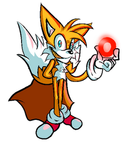 A cute version of tails.exe! (Artist is Sonic . E X E (Exetior) on  amminoapps) : r/milesprower