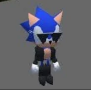 Low-poly Evil Sonic Manifestation