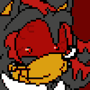 A pfp sprite gif for an official Ask Shadow.EXE account.