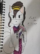 Fan design of Daki made MochiMia at the time she was still the Co Owner of the série and that Daki didn't had any official design.