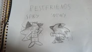 Spikyandsnowy.png (407 KB) Fanart of Snowy! (By ThomasTheExplorer on Twitter!)