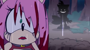Tails true identity being revealed, as Amy realizes the Tails she has been fooled by wasn't the Tails she really knew all along.