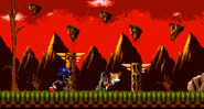 Early concept of the Tails chase sigment.