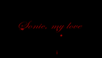 “Sonic, my love”