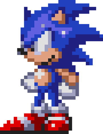 I made a sprite edit of Sonic.EXE. It's his B3 version, since B3 Majin is  green, I decided that he should be called… Scourge.PRGM! :  r/FridayNightFunkin