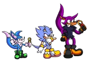 Foxer, Surro and AlexAndra.png (382 KB) Old FNF Sprite Art of Foxer (left) SurroSound (middle) and AlexAndra (right).