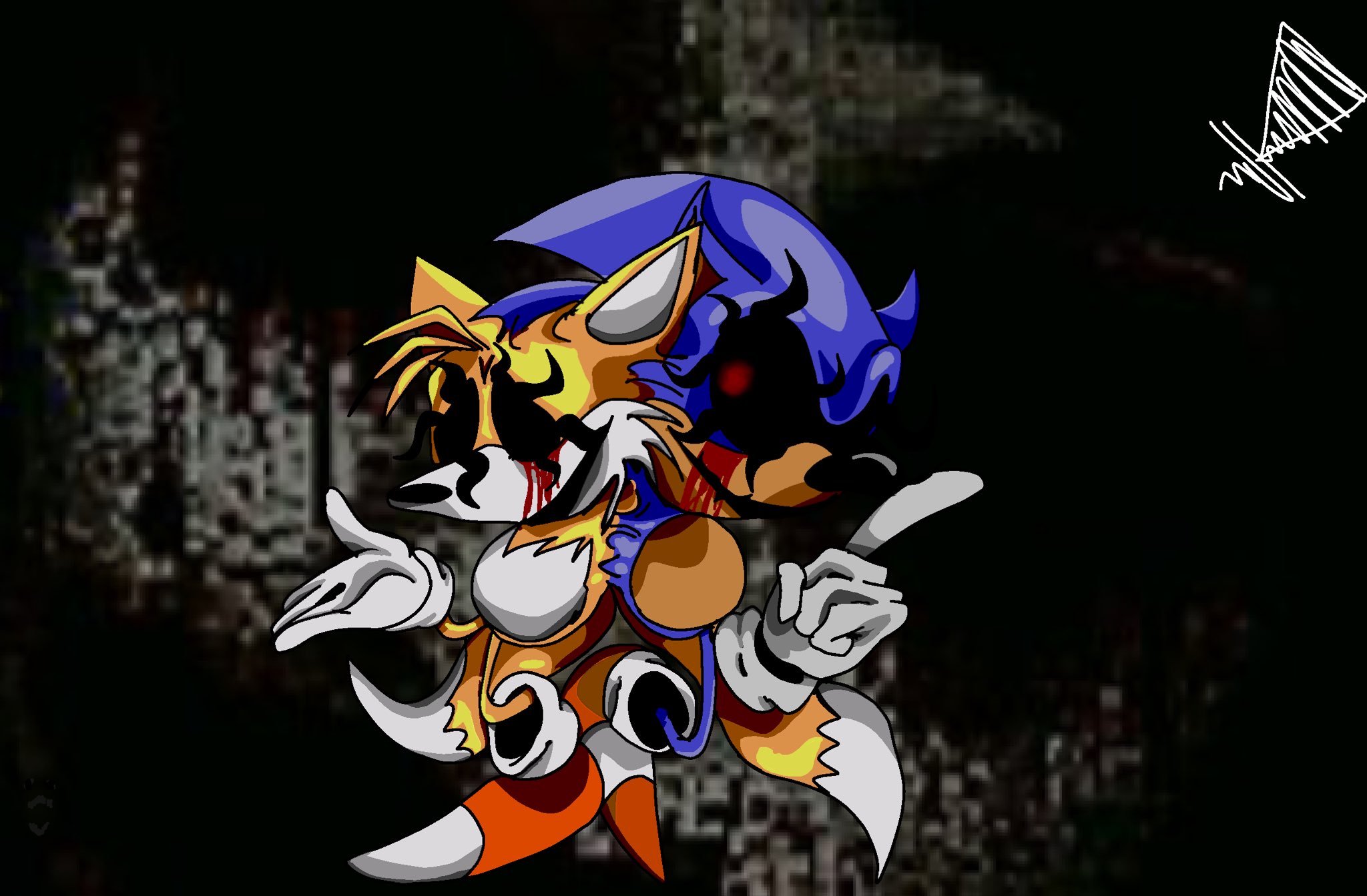 sonic exe and tails exe and sonic 2 Project by Trail Sagittarius