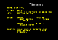 Concept of controls screen.