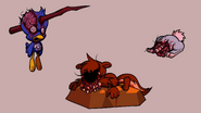 Brutalized animals drawn by Senpi for Redebut (Scrapped)