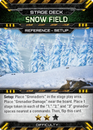 Snow Field card from The Board Game.