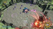A Chimera's explosive rain attack.