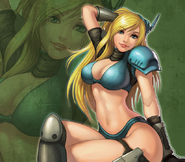 Sheena artwork from Contra 4.