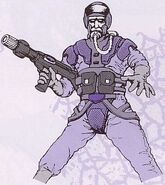 Ledder artwork from the Japanese Contra instruction booklet.