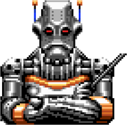 Unnamed robot commander in Probotector (MD).