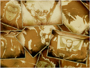 Texture file of the game's Wii menu screen, being a mixture of multiple cutscene images.