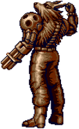 Fang's golden statue in Ending B.