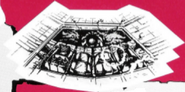 Garmakilma artwork from the Contra (MSX2) instruction booklet.