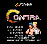 NES title screen (North America)