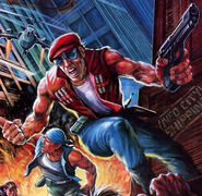 Burns from the Contra Force cover artwork.