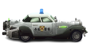 Capital City police cruiser from Hard Corps: Uprising.