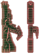 Leviathan's weapon, Player 1 wireframe.