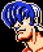 Beans' portrait in the Player Select screen.