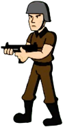 A Ledder as he appears in the Robot Chicken parody.