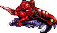 Hellrider - Contra 4 - 02.png (6 KB) Robot Bike Unit (red) from Contra 4.
