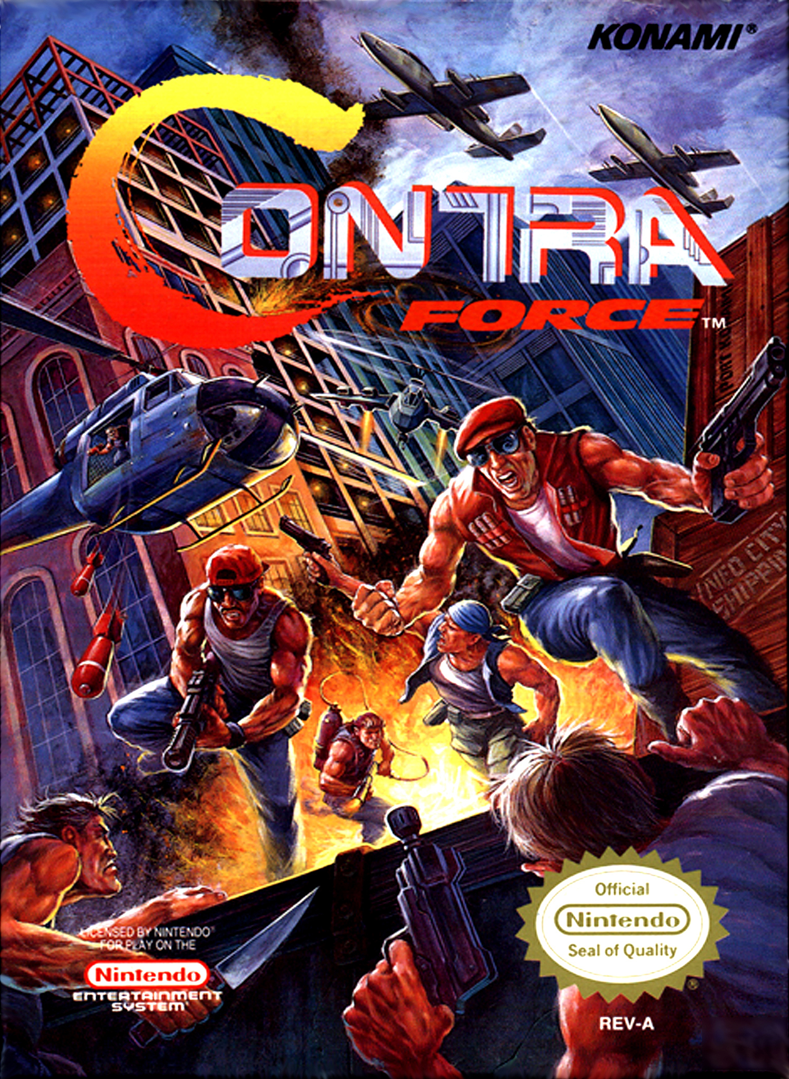 what is the difference between super contra 6 and contra force