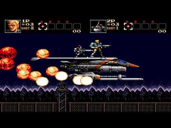 Contra Hard Corps Sega Genesis Gameplay