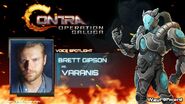 Varanis voice spotlight reveal for Operation Galuga.[1]