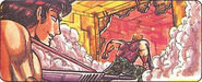 Lance and Bill in Base 2 artwork from the Contra Victory Manual.