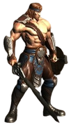 Model of Beowulf's physical form, seen during his boss battle.