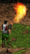 C: The Contra Adventure (third-person view)
