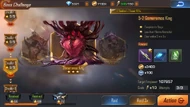 Gomeramos King Boss Challenge screen from Contra Returns.