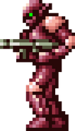 Zako Soldier (machine gun) from Contra III.