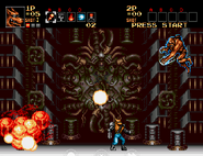 Attack 2: Fires off a barrage of energy blasts.