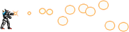 CX-3 firing the Beast Shooter in Probotector.